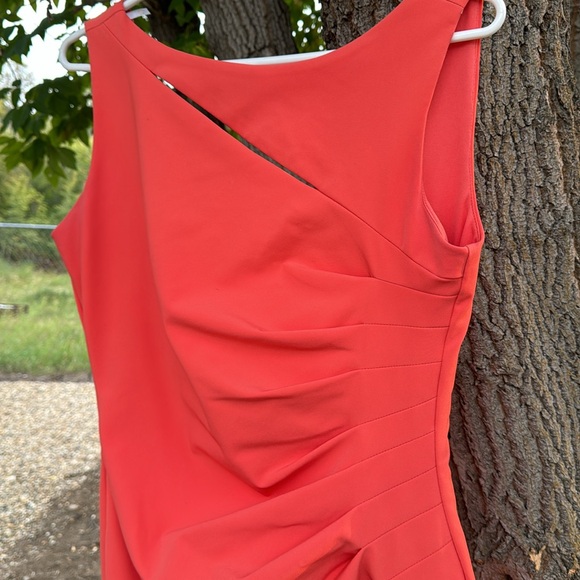 Le Chateau soft orange dress size small - Picture 2 of 3